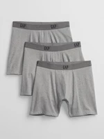 Grey men's boxers GAP Logo boxer briefs, 3pcs