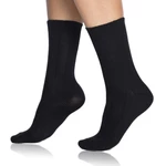 Černé unisex zimní ponožky Bellinda BAMBUS CASUAL UNISEX SOCKS