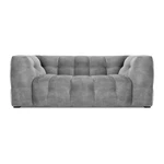 Szara aksamitna sofa Windsor & Co Sofas Vesta, 208 cm