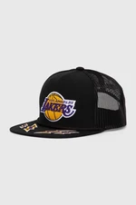 Kšiltovka Mitchell&Ness NBA LOS ANGELES LAKERS černá barva, s aplikací