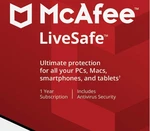 McAfee LiveSafe 2024 Key (1 Year / Unlimited Devices)