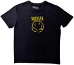 Nirvana T-Shirt Yellow Smiley Flower Sniffin' Black 2XL