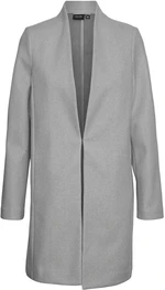 Vero Moda Dámsky kabát VMDAFNE Regular Fit 10300265 Light Grey Melange XL