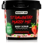 Beauty Jar Strawberry, Marry Me! hydratační tělový peeling 200 g