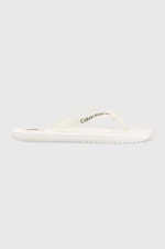 Žabky Calvin Klein Jeans BEACH SANDAL AOP pánské, černá barva, YM0YM00656