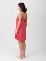 Women's 4F neckline strapless dress - orange