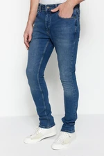 Trendyol Limited Edition Navy Blue Men's Flexible Fabric Skinny Fit Jeans Denim Pants TMMNSS23JE00039