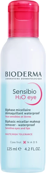 BIODERMA Sensibio H2O eye micelární odličovač očí a rtů 125 ml