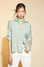 DEFACTO Long Sleeve Pocket Detail Shirt Tunic