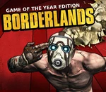 Borderlands: Game of the Year Edition RoW Steam CD Key