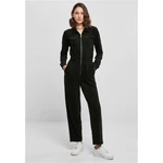 Women's Velvet Rib Boiler Suit Black