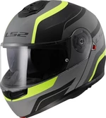 LS2 FF908 Strobe II Monza Matt Black/Hi-Vis Yellow L Helm