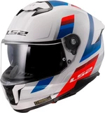 LS2 FF808 Stream II Vintage White/Blue/Red XS Helm