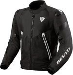 Rev'it! Jacket Control H2O Black/White S Blouson textile