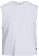 Jack&Jones Pánské tílko JORGRAND Oversized Fit 12253996 Bright White L