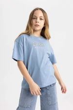 DEFACTO Girl Relax Fit Printed T-Shirt