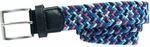 Alberto Gürtel Multicolor Braided Belt Pink/Orange/Blue 90