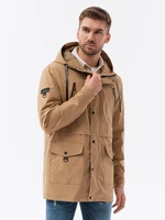 Ombre Clothing Parka Hnědá