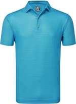 Footjoy Octagon Print Lisle Blue Sky L Polo košeľa