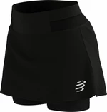 Compressport Performance Skirt W Black XS Bežecké kraťasy