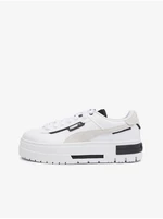 White Women's Sneakers with Leather Detailing Puma Mayze Crashed Wns - Women