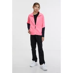 Pink girls' sweatshirt with zipper SAM 73 Nana