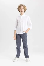 DEFACTO Boy Regular Fit Standard Leg Twill Trousers