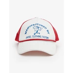 Red and white Diesel cap