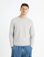 Light grey men's T-shirt Celio Cesolaceml