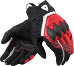 Rev'it! Gloves Veloz Negru/Roșu XL Mănuși de motocicletă