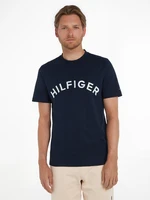 Tommy Hilfiger Arched Triko Modrá