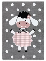 Dětský kusový koberec Petit Dolly sheep grey-140x190