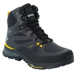 Jack Wolfskin Force Trekker Texapore Mid EU 40 ½, black/burly yellow Pánské boty