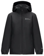 Jack Wolfskin Flaze K 128, black Dětská bunda na zip