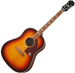 Epiphone Masterbilt Texan Faded Cherry Chitară electro-acustică Dreadnought