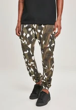 Dřevěné camo kalhoty Geometric Camo Stretch Twill Cargo Pants