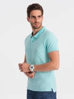 Ombre Men's pique knit polo shirt