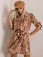 Dress-LK-SK-508143.72P-light brown