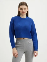 Dark blue women cropped sweater ONLY Malavi - Women