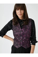 Koton Jacquard Blazer Vest