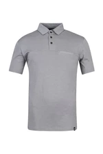 Men's half-shirt Hannah KAJAN steel gray mel