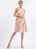 Orsay Red-Cream Women Floral Dress - Women