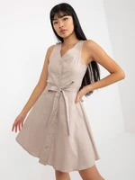 Dress-LK-SK-508253.44P-beige