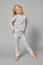 Girls' pyjamas Olga, long sleeves, long pants - print