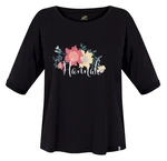 Women's T-shirt with Hannah CLEA anthracite print