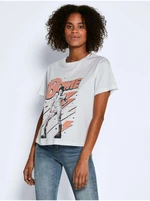 White patterned T-shirt Noisy May Alice - Women