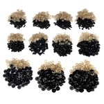 50/100pcs 5-18mm Black Plastic Safety Eyes Eyeball Doll Accessories For Toys Amigurumi Diy Kit Crafts Eyes Animal Doll Decor