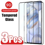 3PCS Full Cover Screen Protector for Realme C11 C3 C17 C15 Q2i V5 Tempered Glass for Realme 7 Pro 5G 7i Globle Protective Glass