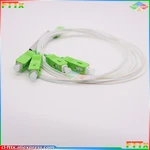 1X4 plc splitter apc and upc 0.9mm G657A1 PVC 1m FTTH Fiber Optic PLC Splitter Free Shipping