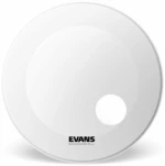 Evans BD24RGCW EQ3 Coated White 24" Blanc Peaux de résonance